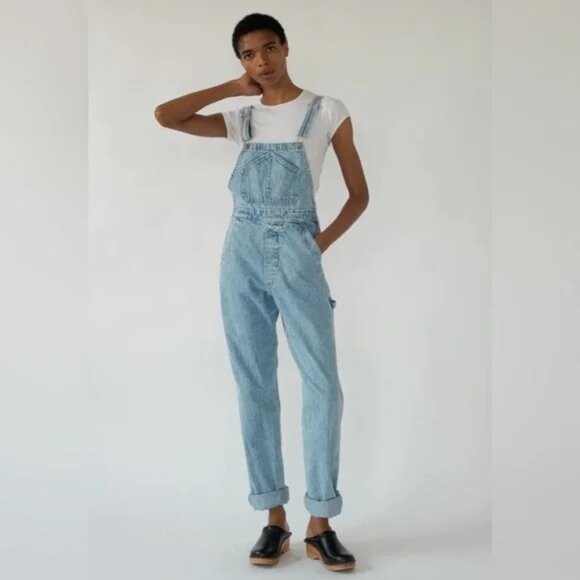 Shaina Mote overalls, superwash denim - Picture 1 of 6